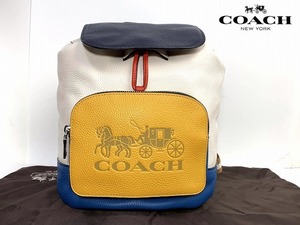 新品★送料無料★ コーチ COACH レザー ホース アンド キャリッジ リュックサック バックパック