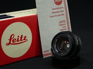 ■□【元箱付】Leica SUMMICRON-M 35mm F2 4th カメラレンズ 第4世代 7枚玉 Mマウント Leitz CANADA ライカ□■026773002m□■