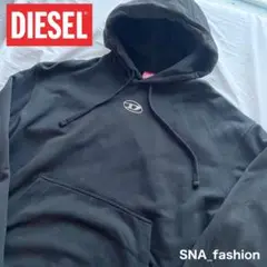 DIESEL パーカー XL オーバルd ブラック