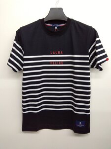 Ｔシャツ ＳＡＬＥ Laura Ｆelice パネルボーダー 半袖(48)新品 送料無料