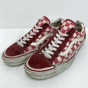 80s VANS OLD SKOOL チェッカーフラッグ サイドテープ USA製 US7.5 (25.5㎝) バンズ ヴァンズ オールドスクール スニーカー VINTAGE 1189