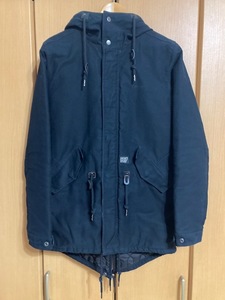 【USED】Carhartt カーハート クラッシュパーカー 黒　サイズS　中綿 モッズコート