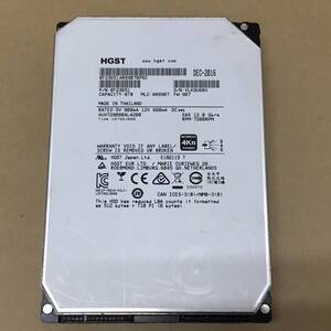 【2409240589】 【１０台入荷】 HGST HUH728080AL4200 3.5 SAS (サーバーハードディスク) 8TB 12Gb/s 7.2K RPM 128M BLANCCO消去済