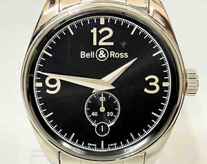 ベル&ロス BELL&ROSS BR123 自動巻き ギャランティカード付 メンズ 文字盤ブラック