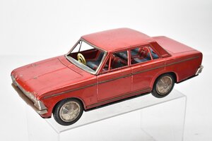 希少 アサヒ玩具 ブリキ製 クラウン デラックス レッド 約28cm フリクションカー[ATC][赤][CROWN DELUXE][昭和レトロ][当時物]H