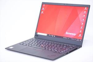 1円～ i7 16Gメモリ バッテリー良好 2021年製 Lenovo ThinkPad X1 Carbon Gen8 i7-10510U 16G 256G 14FHD Wi-Fi6 Win10