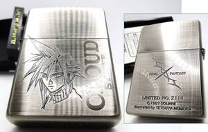 ファイナルファンタジー７ クラウド ストライフ 限定 zippo ジッポ 1996年 未使用