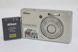 【返品保証】 ニコン Nikon Coolpix S500 3x バッテリー付き コンパクトデジタルカメラ v5957