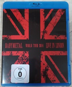 Babymetal Live In London world tour 2014 輸入盤中古blu-ray ベビーメタル ワールド ツアー ライヴ イン ロンドン ブルーレイ 0210722EMU