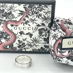 GUCCI グッチ リング 指輪 21号 シルバー 箱付 送料無料