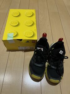 LEGORスポーツブラック×グレーサイズ21.5cmアディダス ×LEGOスニーカー　レゴスニーカーadidas