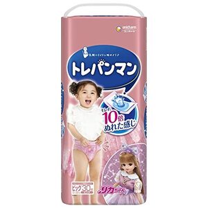 【トレーニング専用パンツ ビッグサイズ】トレパンマン 女の子 オムツ(12~22kg)30枚