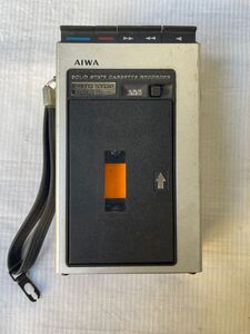 AIWA アイワ SOLIO STATE CASSETTE RECORDER カセットレコーダー TP-747 テープレコーダー 通電のみ確認【J】