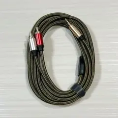 3.5 mmから2 RCA 変換ワイヤーニードル テーププレーヤーケーブル3M