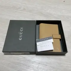 GUCCI 手帳カバー　レザー