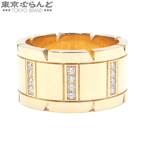 101735521 カルティエ CARTIER タンク フランセーズリング LM イエローゴールド K18YG ダイヤモンド 14号相当 ＃54 指輪 レディース 仕上済