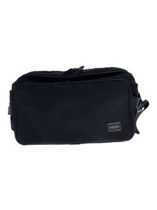 PORTER◆吉田カバン/HYBRID WAISTBAG/キャンバス/BLK/無地/737-17805//