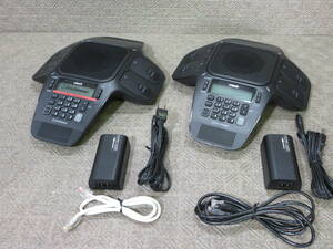 【2台セット】Vtech / 音声会議 電話会議システム ErisStation VCS704J / マイク4個 *2セット / 簡易確認済み / No.R326