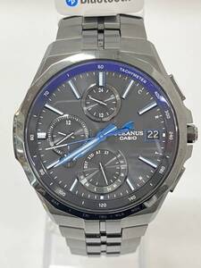 CASIO OCEANUS マンタ OCW-S5000B-1AJF Bluetooth搭載 電波ソーラーメンズ腕時計