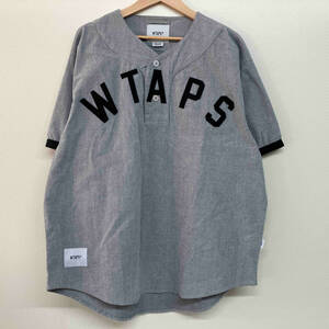 WTAPS LEAGUE SS COTTON FLANNEL ダブルタップス リーグ コットン フランネルシャツ ベースボールシャツ 221TQDT-SHM06 サイズ01