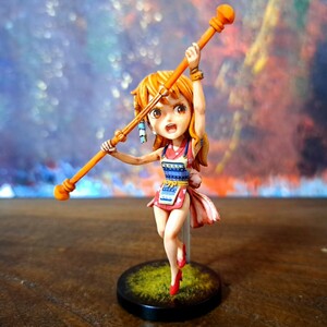 ナミ　リペイント塗装済み完成品/ワンピース/ワールドコレクタブルフィギュア/ワーコレ/WCF/ ONEPIECE figure repaint