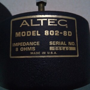 [訳あり] DENTEC サウンドデン マグネット再着磁 ALTEC アルテック 1インチドライバー 802-8D ペア