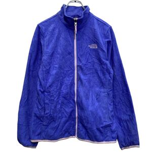 The north face フリース ジャケット ザノースフェイス キッズ L ブルー フルジップ アウトドア 古着卸 アメリカ仕入 a610-6243