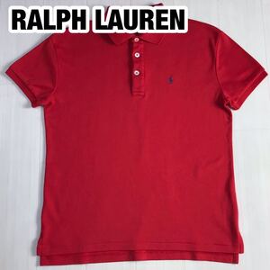 RALPH LAUREN SPORT ラルフローレン スポーツ 半袖ポロシャツ S レッド 刺繍ポニー