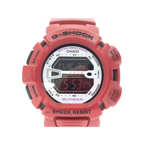 ▼▼ CASIO カシオ メンズ腕時計 クオーツ G-SHOCK Gショック MUDMAN マッドマン G-9000MX レッド やや傷や汚れあり