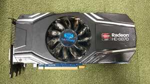 HK412 AMD RADRON GRAPHICS SAPPHIRE Radeon HD 6870 1GB グラフィックボード グラボ動作未確認 現状品 JUNK