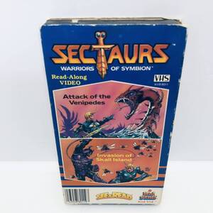 【VHS】セクターズ ビデオ　SECTAURS VHS　READ-ALONG　VIDEO　SEE&READ　1985年　USA製