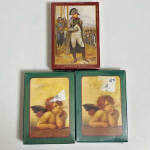 【未開封品】JEU NAPOLEON 1er ナポレオン Rafdaello ラファエロ トランプ フランス製 イタリア製 計3個セット