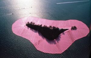 クリスト　「囲まれた島々」 Wolfgang Volz　（公式）カラースライド　Christo, Surrounded Islands, 1983