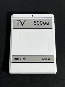 ★ 動作品 ★ 500GB ★　iVDR-S カセットハードディスク　500GB　ホワイト　マクセル/maxell　アイヴィ　M-VDRS　Wooo対応　④