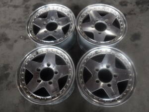 PH458　送料無料! 4枚アルミSET価格! 16×8J 5穴 PCD150 +45 SOUTHERN ランクル 等