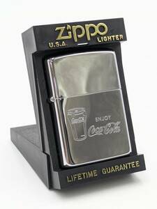 美品 ヴィンテージ コカ・コーラ ZIPPO CokaCola ENJOY VINTAGE コカコーラ ケース付き 火花OK コーラ コラボ　限定 喫煙具