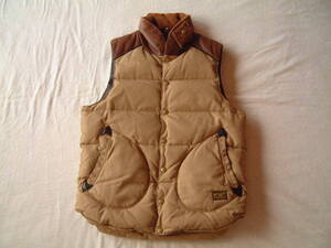 ロストコントロール Showl Collar Down Vest ベージュ 1(GERUGA CELT&COBRA)