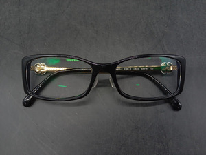 ▽ 【254】シャネル メガネ 3195-A C.622 / CHANEL ココマーク アイウェア Eyewear 眼鏡 ブラック ゴールド スクエア フレーム 伊達