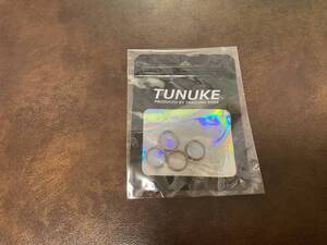 ⑦新品★ TUNUKE チタン キーリング 16mm 4個入り　金具 軽量 高強度　TRG#35