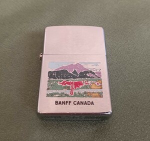 Zippo/ジッポー BANFF CANADA NIAGARA ONTARIO オンタリオ ナイアガラ 1977-1982年製？ インサイドユニットもカナダ製