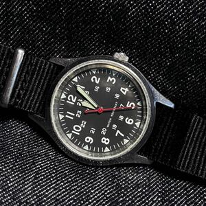 TIMEX J.CREW コラボ ミリタリーウォッチ 2008 JCREW ジェイクルー ex 40s US ARMY HAMILTON MILITARY WATCH タイメックス 腕時計