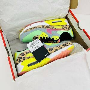 【TJ-0605.5-1】1円～ NIKE AIRMAX 90 LX ナイキ エア マックス 90 イリュージョン ウィメンズ CW3499-300 24.5㎝ 未使用 保管品 箱有