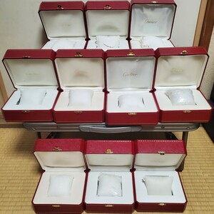 カルティエ Cartier 時計BOX10個セット 空箱 ボックス 空き箱 BOX　ウォッチケース　