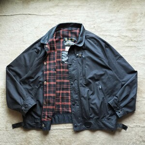 90s BARBOUR wax cotton blouson XL バブアー　ワックスコットンブルゾン トランスポート　スペイ transport spey ハリントン バラクータ