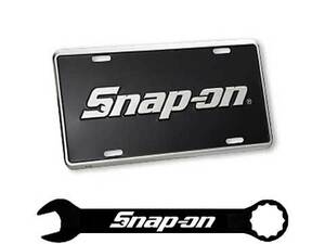 Snap-on（スナップオン）ライセンスプレート,サイン「METAL LICENSE PLATE」