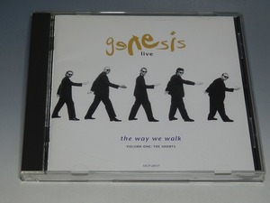 ○ GENESIS ジェネシス LIVE/THE WAY WE WALK ザ・シングル・ヒッツ・コレクション ライヴ 前編 国内盤CD VJCP-28137