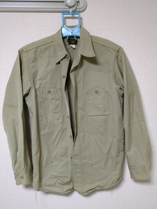 REAL MACOY’S リアルマッコイズ　ワークシャツ　　SIZE１５　美品