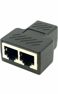 RJ45スプリッターアダプター STP UTP Cat6 RJ45 8P8C プラグ 1~2 RJ45 LANスプリッター ネットワークイーサネットアダプター