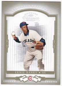 【ERNIE BANKS(Chicago Cubs)】2004 Donruss Classics Timeless Tributes Green #167 [33/50]