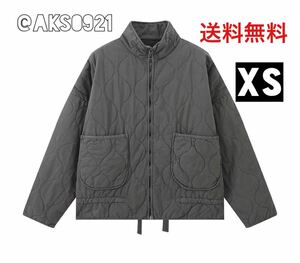 ★新品未使用★送料無料★10月新作★gray vintage ヴィンテージ レトロ キルティング 中綿 ダウンジャケット アウター レディース XSサイズ